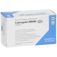 Cabergoline 1 mg.